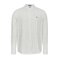 мъжки,ризи,tommy,jeans,tj,linen,shirt,sn54,ecru,stripes