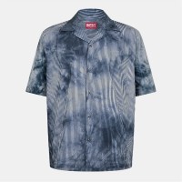 облекла,на,разпродажба,мъжки,ризи,diesel,diesel,truckr,cmicia,sn99,black,black