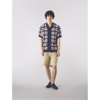 pretty,green,men's,timperley,short,sleeve,patterned,shirt,navy