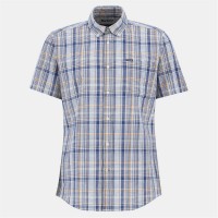 облекла,на,разпродажба,мъжки,ризи,barbour,men's,elton,short,sleeve,patterned,shirt,dark,denim,ny38