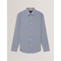 мъжки,ризи,ted,baker,ted,ls,geo,shirt,sn61,navy