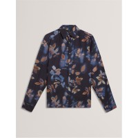 облекла,на,разпродажба,мъжки,ризи,ted,baker,ted,leaf,print,shirt,sn54,navy