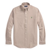 риза,с,дълъг,ръкав,мъжки,ризи,polo,ralph,lauren,men,s,oxford,patterned,long,sleeve,shirt,fall,brown