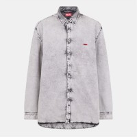 облекла,на,разпродажба,мъжки,ризи,diesel,diesel,dflaim,cmicia,sn99,black,grey,denm