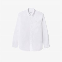 облекла,на,разпродажба,мъжки,ризи,lacoste,lacoste,poplin,shirt,sn61,white,001