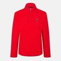 мъжки,полари,threadbare,men,s,1,4,zip,fleece,crimson