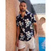 threadbare,men,s,short,sleeve,patterned,shirt,black