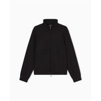 поларено,горнище,с,цип,облекла,на,разпродажба,мъжки,ежедневни,облекла,мъжки,горнища,с,качулка,emporio,armani,men's,full,zip,fleece,black,fc293