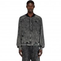 поларено,горнище,с,цип,мъжки,горнища,с,качулка,diesel,men,s,full,zip,fleece,grey