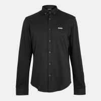 облекла,на,разпродажба,мъжки,ризи,boss,men's,b,motion,anti,wrinkle,design,shirt,black