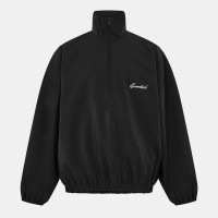 мъжки,горнища,с,качулка,fear,of,god,essentials,men,s,quarter,zip,fleece,jet,black