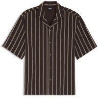 риза,с,къс,ръкав,облекла,на,разпродажба,мъжки,ризи,boss,mens,boss,black,lars,short,sleeve,shirt,with,collar,design,dark,brown,207