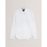 ted,baker,ted,ls,floral,shirt,sn61,white
