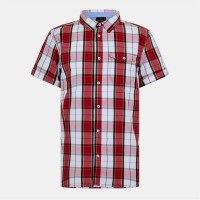 облекла,на,разпродажба,bench,short,sleeve,patterned,shirt,white,red
