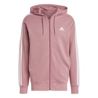 мъжки,суичър,облекла,с,футболна,тема,футболни,анцузи,adidas,essentials,french,terry,3,stripes,zip,hoodie,mens,preloved,crimso