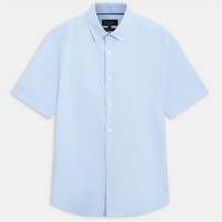 облекла,на,разпродажба,ted,baker,ted,baker,ss,reg,fit,oxford,shirt,lt,blue