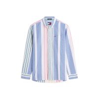 риза,с,дълъг,ръкав,мъжки,ризи,tommy,jeans,men,s,long,sleeve,patterned,shirt,ecru,stripe