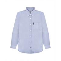 облекла,на,разпродажба,lambretta,men's,long,sleeve,oxford,shirt,sky,blue