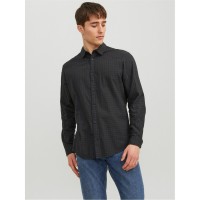 мъжка,риза,с,дълъг,ръкав,облекла,на,разпродажба,jack,and,jones,gingham,long,sleeve,shirt,mens,forest,night