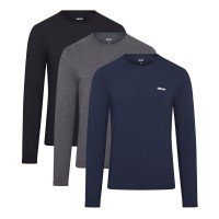 мъжка,тениска,мъжки,тениски,dkny,3,pack,long,sleeve,warriors,t,shirt,mens,blue,grey,black
