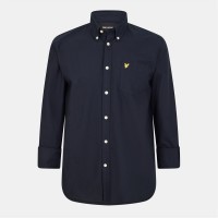 lyle,and,scott,oxford,shirt,navy,z271