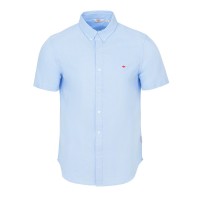 риза,с,къс,ръкав,lee,cooper,cooper,short,sleeve,oxford,shirt,sky,blue