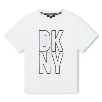 тениска,детски,облекла,dkny,dkny,logo,t,shirt,white,10p