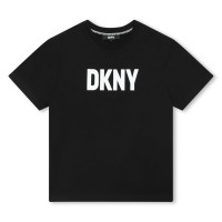 тениска,детски,облекла,dkny,dkny,logo,t,shirt,black,09b