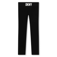клин,dkny,kids,leggings,black,09b