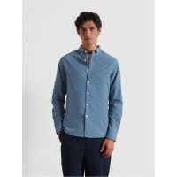 риза,с,дълъг,ръкав,облекла,на,разпродажба,farah,oxford,long,sleeve,shirt,chalk,blue,413