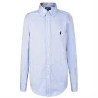 риза,с,дълъг,ръкав,детски,3/4,панталони,polo,ralph,lauren,kids',cotton,long,sleeve,oxford,shirt,bsr,blue