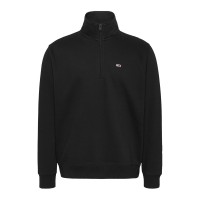 мъжки,ежедневни,облекла,мъжки,горнища,с,качулка,tommy,jeans,flag,quarter,zip,sn00,black,bds