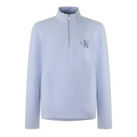 мъжки,горнища,с,качулка,calvin,klein,jeans,men,s,1,4,zip,fleece,casual,blue