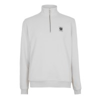 блуза,мъжки,горнища,с,качулка,belstaff,quarter,zip,sweatshirt,silver,birch