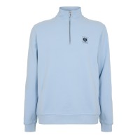 блуза,мъжки,горнища,с,качулка,belstaff,quarter,zip,sweatshirt,sky,blue