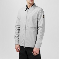риза,с,дълъг,ръкав,мъжки,якета,belstaff,men's,path,long,sleeve,overshirt,chrome,grey