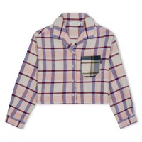 детски,облекла,palm,angels,checked,shirt,juniors,pink,13455