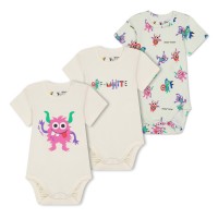 детски,облекла,off,white,3,pack,babygrows,babies,white,multi