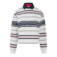 дамска,блуза,с,яка,дамски,топове,tommy,jeans,women,s,rugby,polo,shirt,ecru