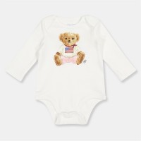 детски,3/4,панталони,polo,ralph,lauren,kids',bear,clothing,set,white,pink