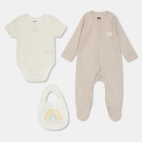 комплект,детски,3/4,панталони,dkny,dkny,3pc,clth,set,bb99,oatmarl