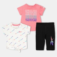 комплект,разпродажба,reebok,бебешки,облекла,детски,облекла,reebok,3pcs,set,bb99,strawberry,pink