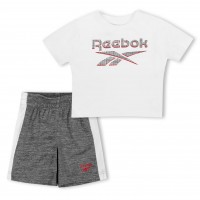 комплект,разпродажба,reebok,бебешки,облекла,детски,3/4,панталони,reebok,reebok,tee,short,set,bb99,white