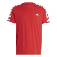 тениска,облекла,на,разпродажба,разпродажба,adidas,мъжки,тениски,adidas,essentials,single,jersey,3,stripes,t,shirt,better,scarlet