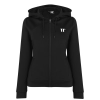 суичър,дамски,екипи,11,degrees,core,poly,full,zip,hoodie,black