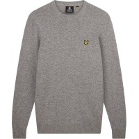 пуловер,облекла,на,разпродажба,мъжки,пуловери,lyle,and,scott,knit,jumper,mid,grey,marl