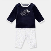 комплект,детски,облекла,carrement,beau,pyjama,set,bb99,white,navy