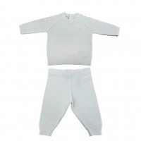 комплект,бебешки,облекла,детски,пижами,детски,3/4,панталони,jack,wills,jw,pointelle,set,bb62,off,white