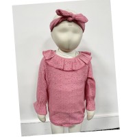 бебешки,облекла,детски,къси,панталони,hello,world,baby,girl,broderie,body,and,headband,dusty,pink
