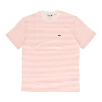 тениска,облекла,на,разпродажба,мъжки,тениски,lacoste,striped,heavy,t,shirt,pink,white